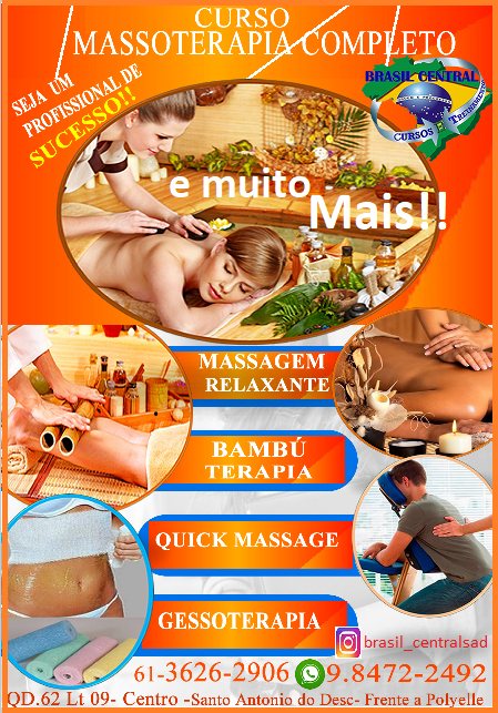 Curso de massoterapia Santo Antonio do Desc. GO